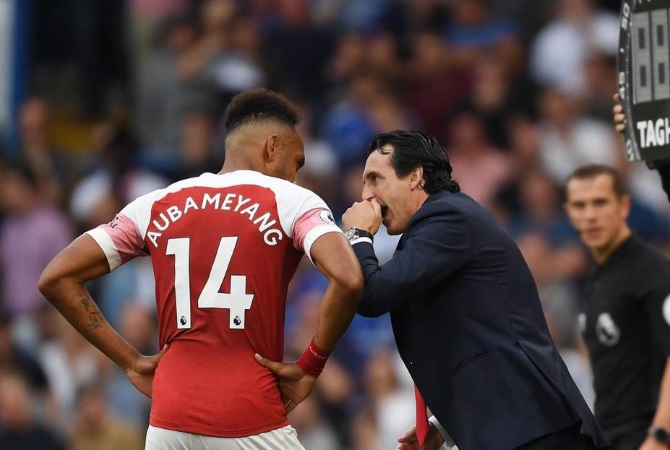 Emery Charges Aubameyang To Fight For Top Scorer Award